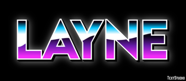 Layne Effetto testo