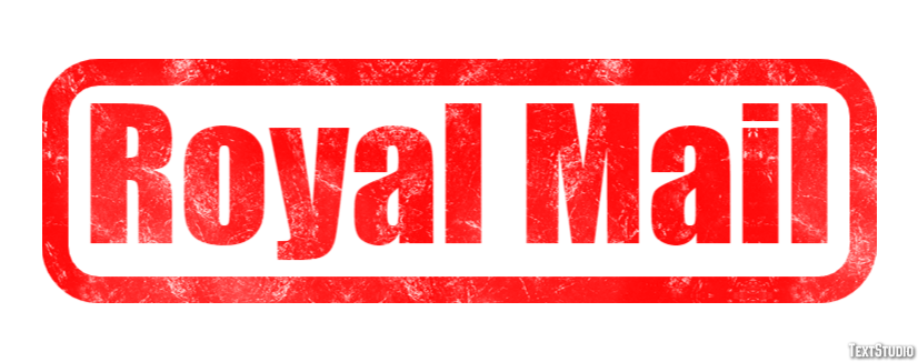 Royal Mail Tekst effect