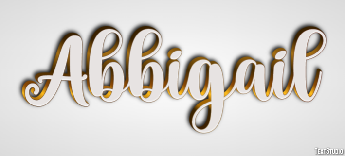 Abbigail Text Effect