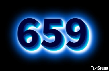 659 Text effect