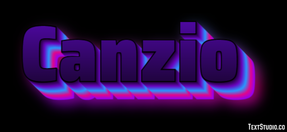 Canzio Texteffekt