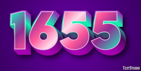 1655 Text Effect
