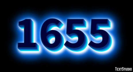 1655 Text Effect