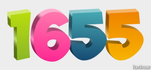 1655 Text Effect