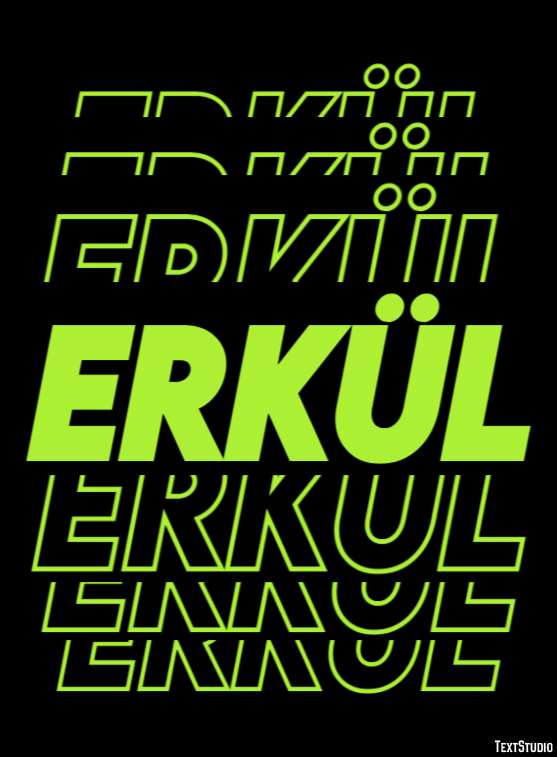 Erkül Text Effect