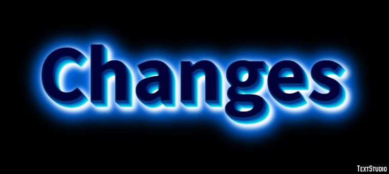 Changes Text Effect