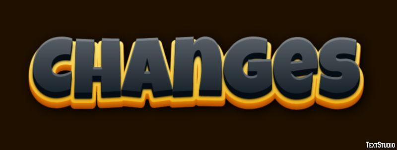 Changes Text Effect
