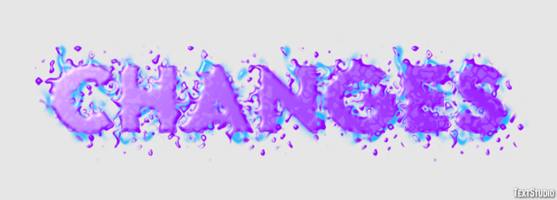 Changes Text Effect
