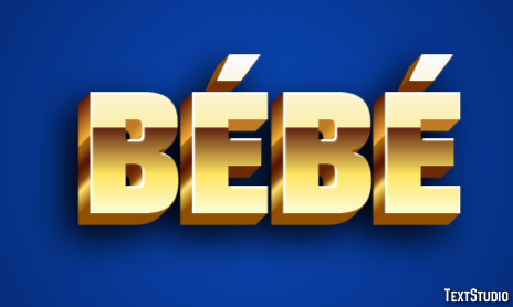 Bébé Text Effect