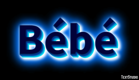 Bébé Text Effect