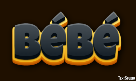 Bébé Text Effect