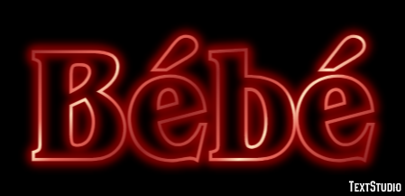 Bébé Text Effect