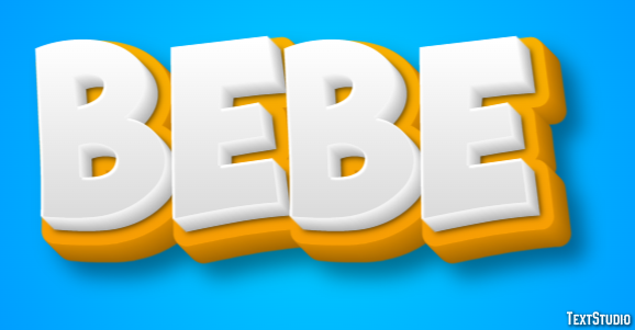 Bébé Text Effect