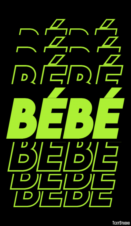 Bébé Text Effect