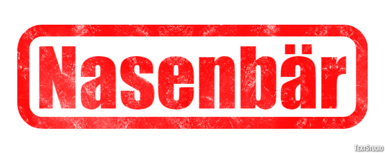 Nasenbär Efekt tekstowy