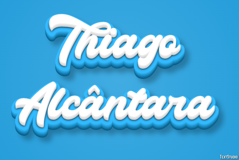 Thiago Alcântara Efeito de texto