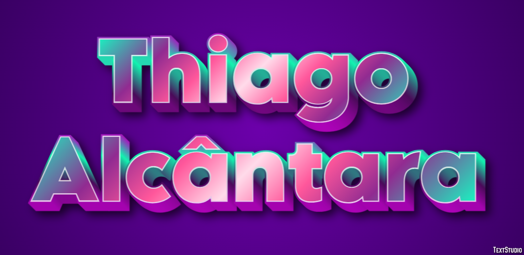 Thiago Alcântara Efeito de texto