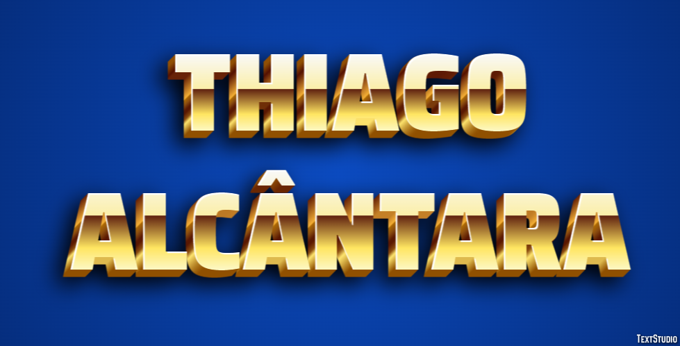 Thiago Alcântara Эффект текста