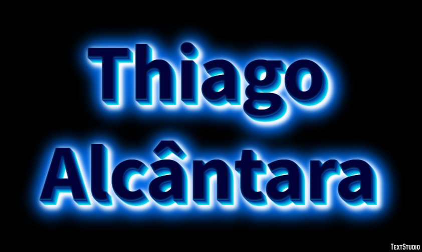 Thiago Alcântara Efeito de texto