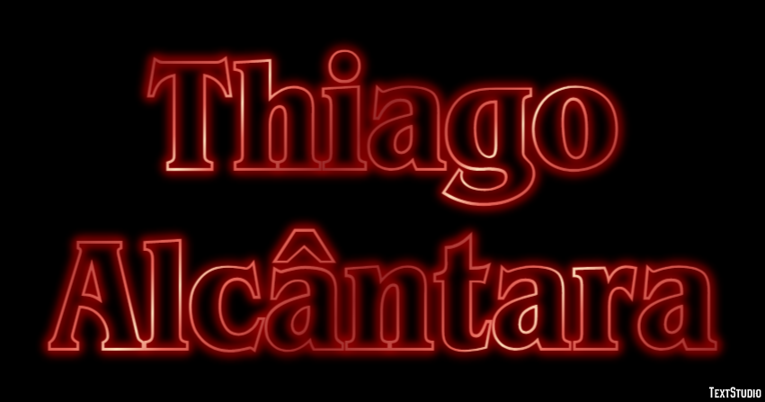 Thiago Alcântara Efeito de texto