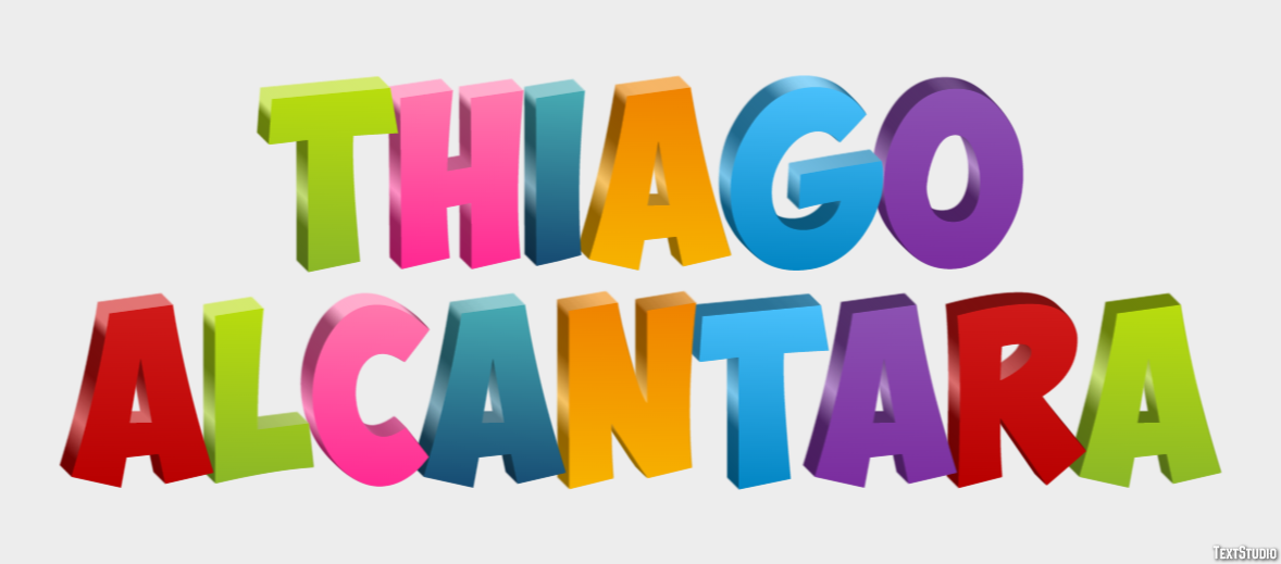 Thiago Alcântara Efeito de texto