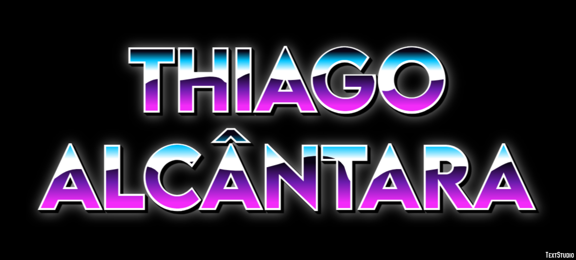 Thiago Alcântara Efeito de texto