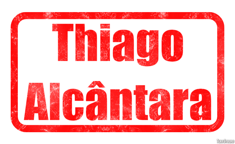 Thiago Alcântara Efeito de texto