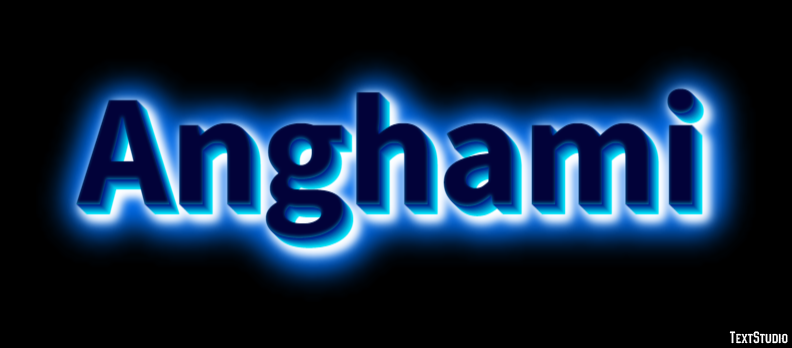 Anghami Efecto de Texto