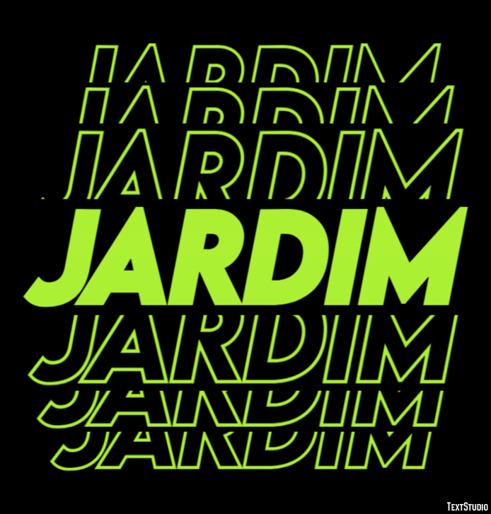 Jardim Effetto testo