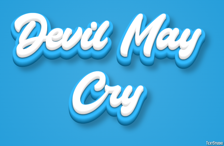 Devil May Cry Texteffekt
