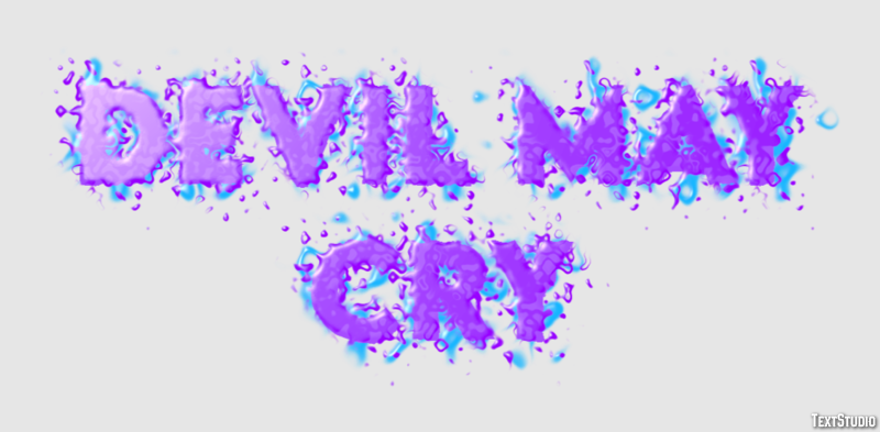 Devil May Cry Effetto testo