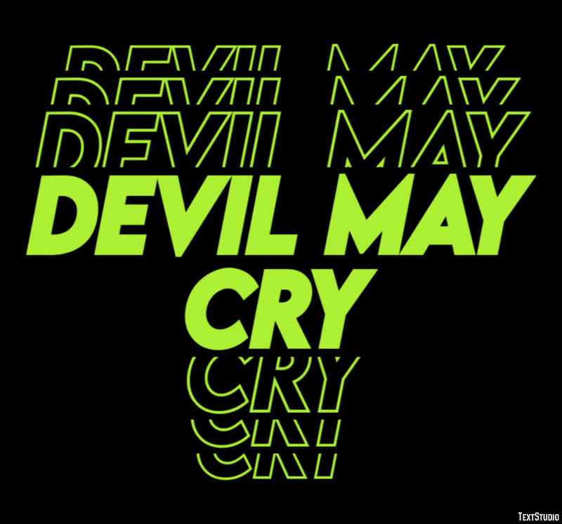 Devil May Cry Effetto testo