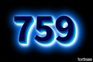 759 Effetto testo
