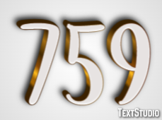 759 Effetto testo