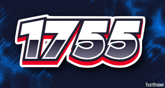 1755 Texteffekt