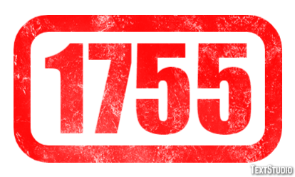 1755 Texteffekt