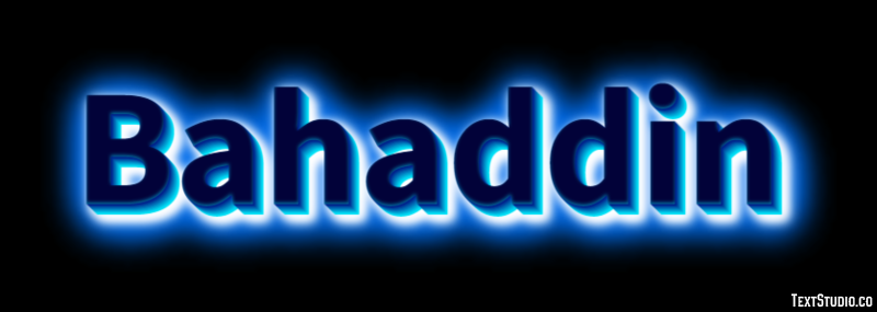 Bahaddin Texteffekt