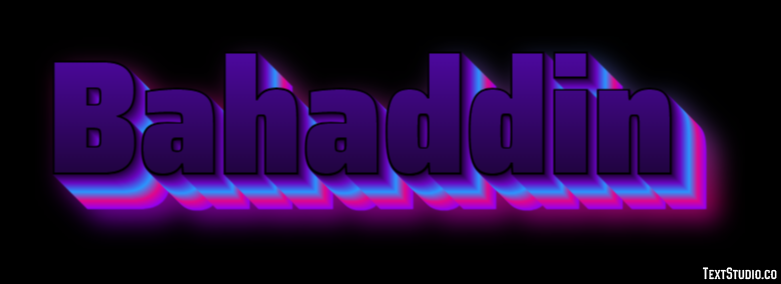 Bahaddin テキスト効果