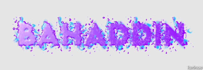 Bahaddin Texteffekt