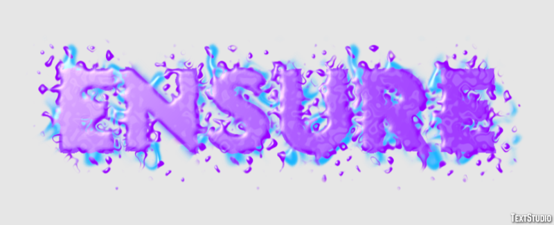 Ensure Text Effect