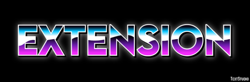 Extension Text Effect