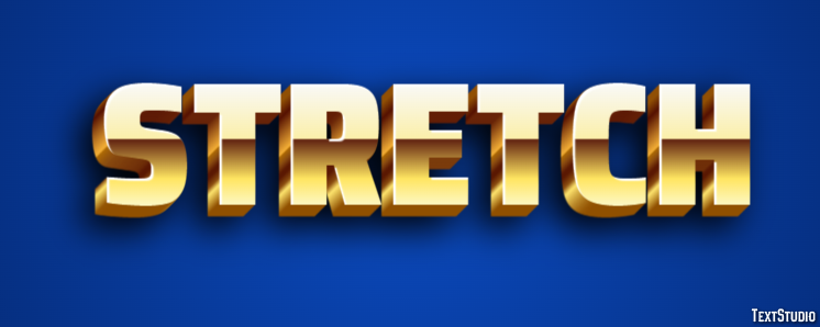 Stretch Tekst Effect