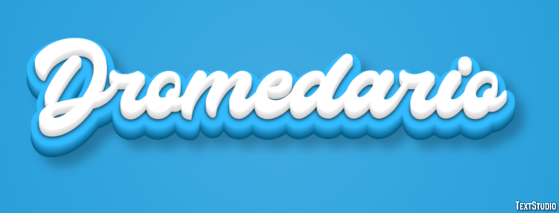 Dromedario Texteffekt