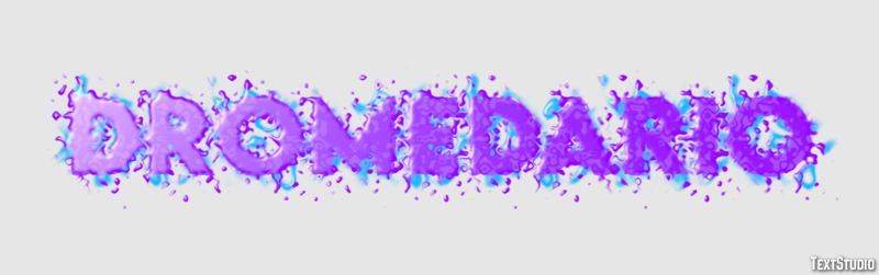 Dromedario Effetto testo