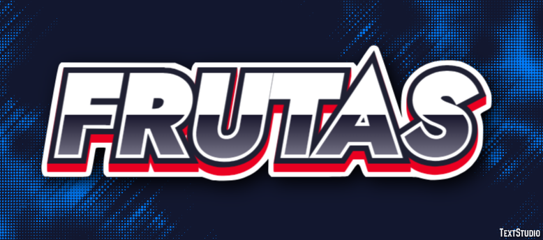 Frutas テキスト効果