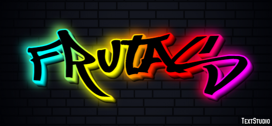 Frutas テキスト効果