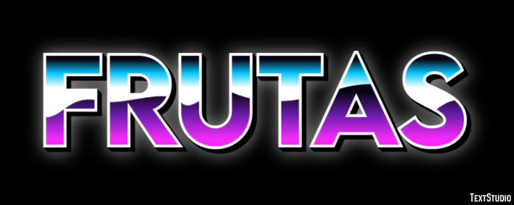 Frutas Texteffekt