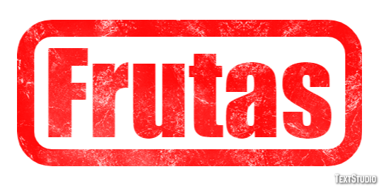 Frutas テキスト効果