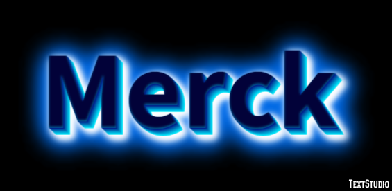 Merck Text effect