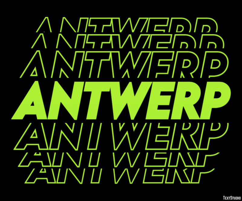 Antwerp Efekt tekstowy